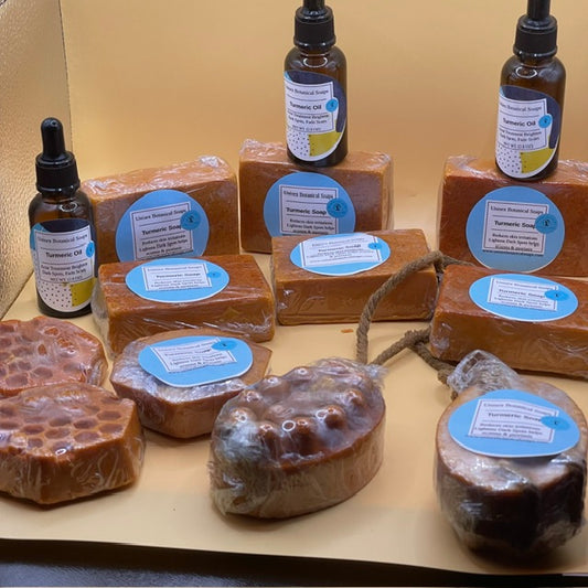 Gift Set: Turmeric Oil, Body Butter & Soap Gift  Set